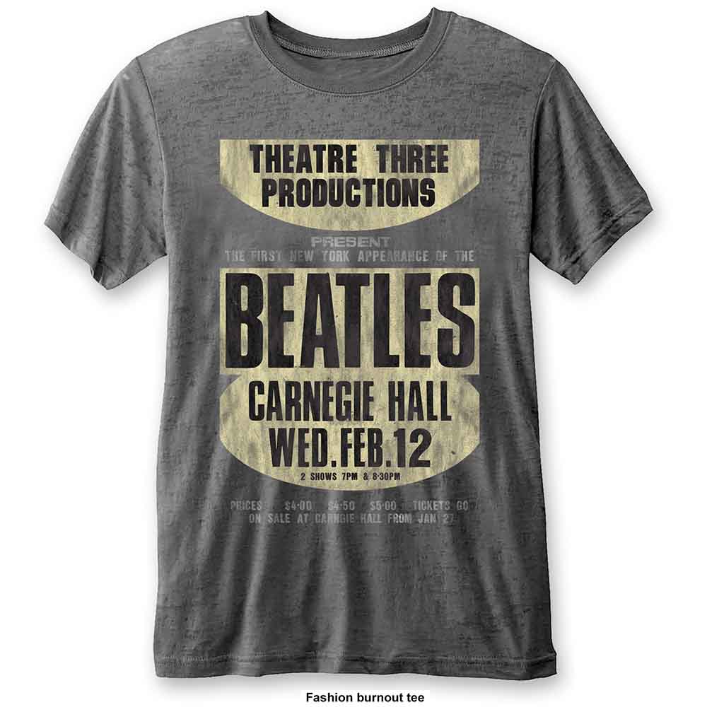 The Beatles Carnegie Hall Burnout T-Shirt