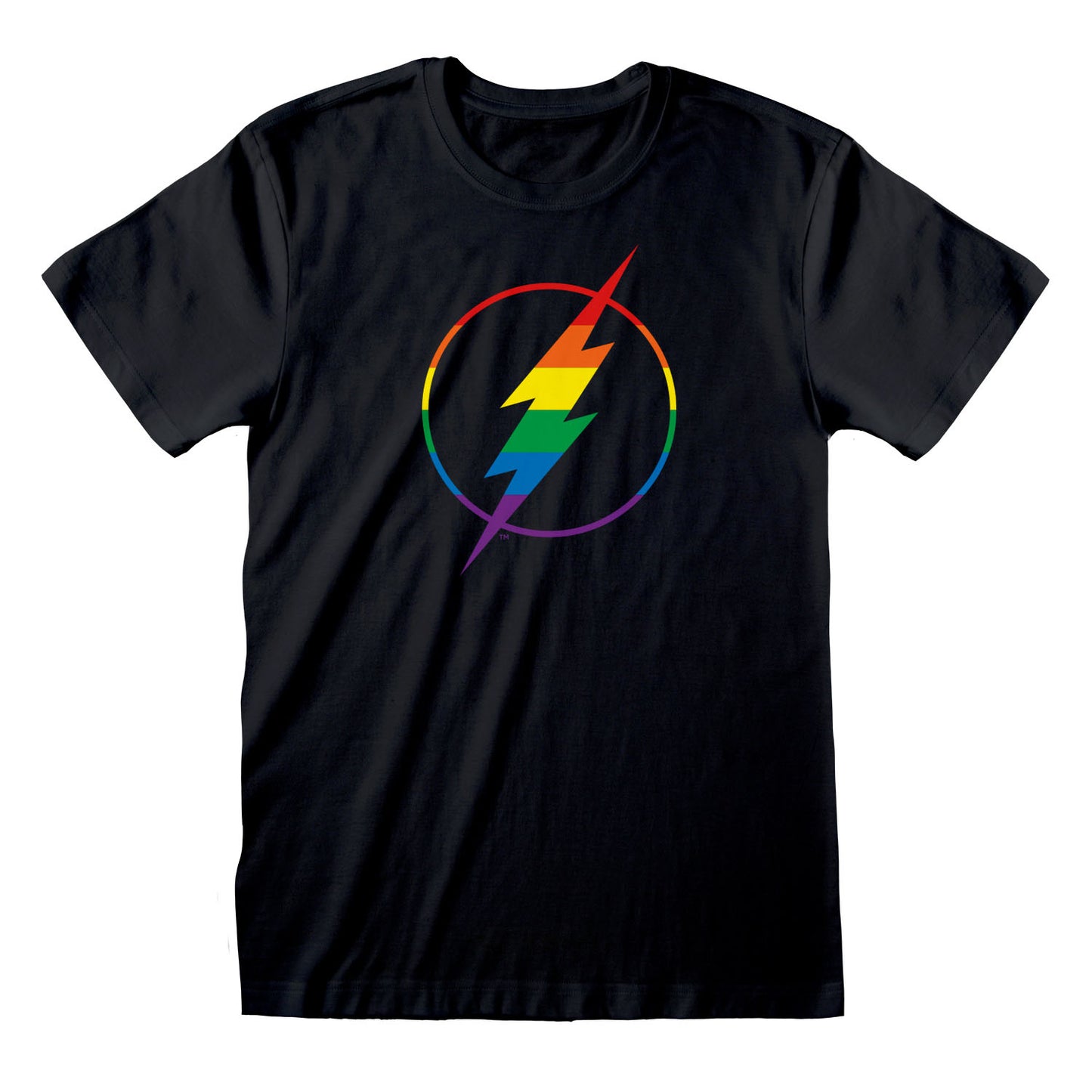 DC Comics Flash Logo Rainbow Pride T-Shirt