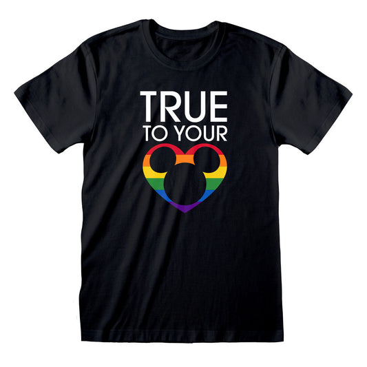 Disney Mickey True To Your Heart Rainbow Pride T-Shirt