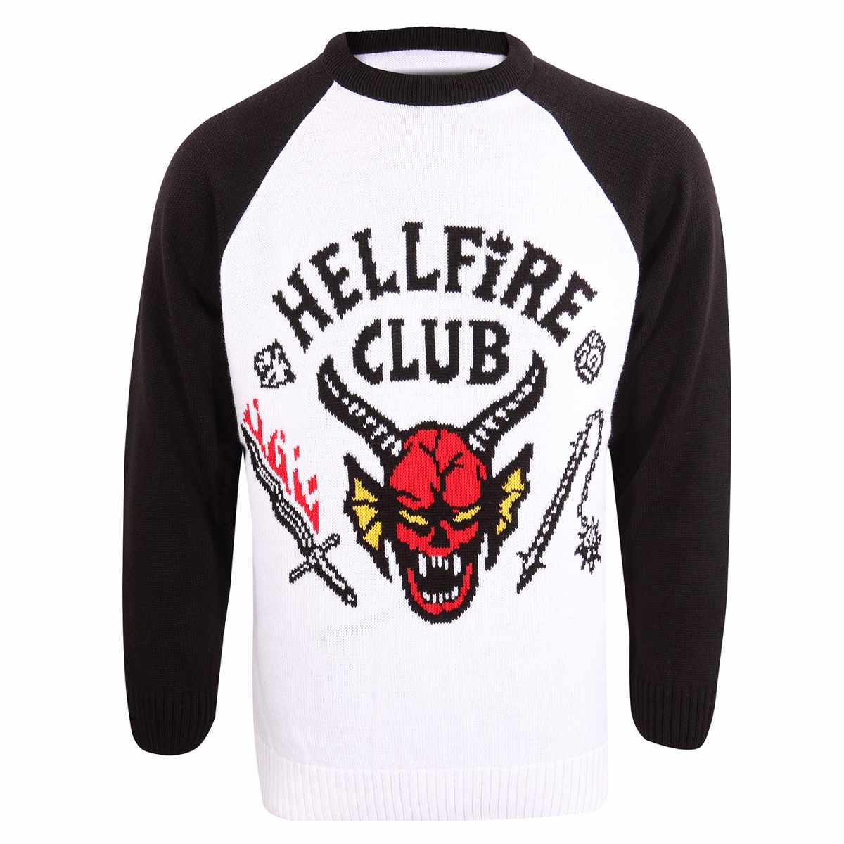 Stranger Things Hellfire Club (Knitted) Jumper