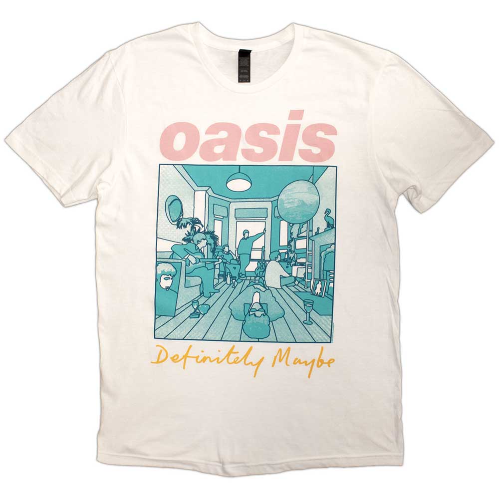 Oasis Definitely Maybe Illustration Colour T-Shirt