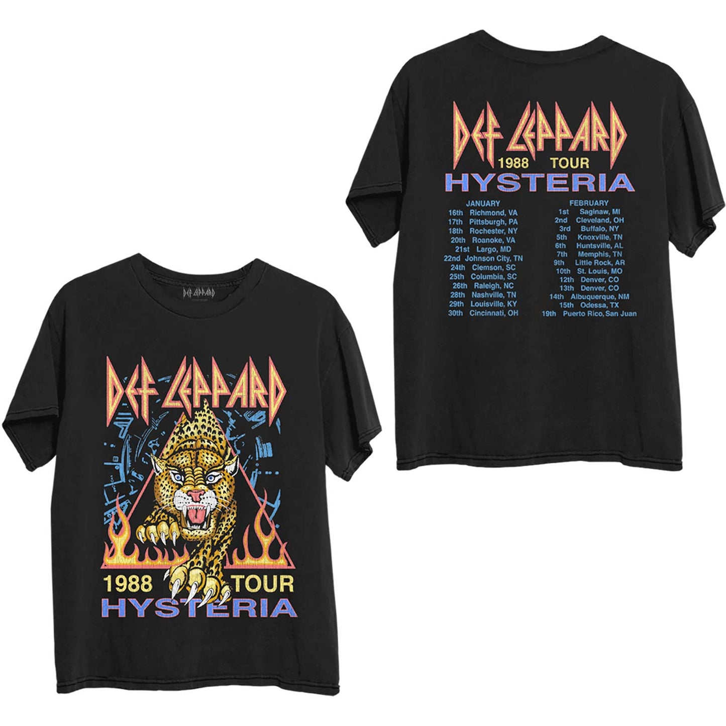 Def Leppard Hysteria '88 T-Shirt