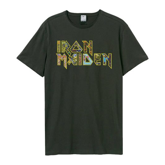 Iron Maiden Eddies Logo Amplified T-Shirt