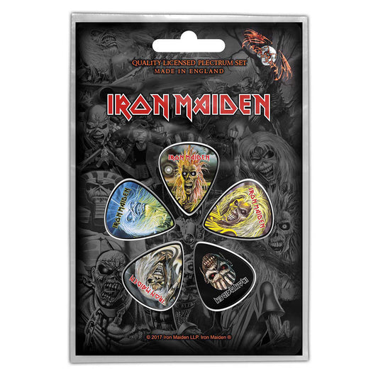 Iron Maiden The Faces Of Eddie Plectrum Pack