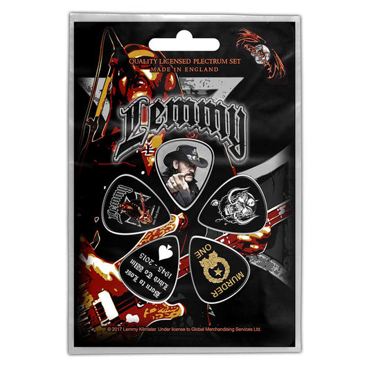 Lemmy Stone Death Forever Plectrum Pack