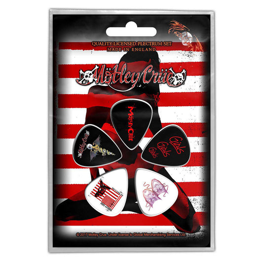 Motley Crue Red, White & Crue Plectrum Pack