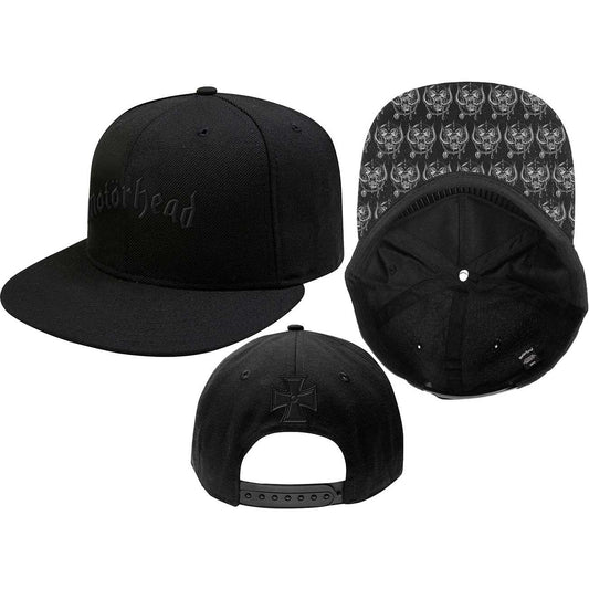 Motorhead Logo & Warpig Snapback Cap