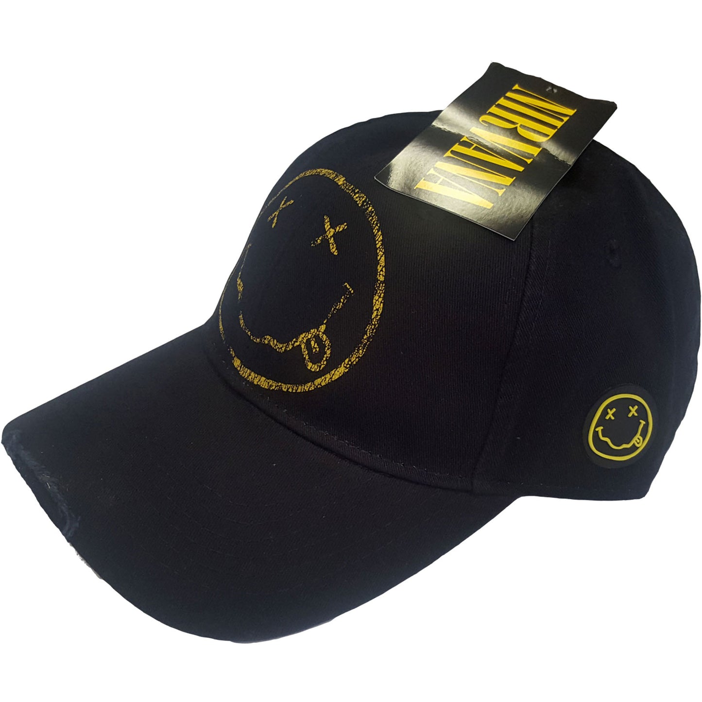 Nirvana Happy Face (Distressed) Baseball Cap