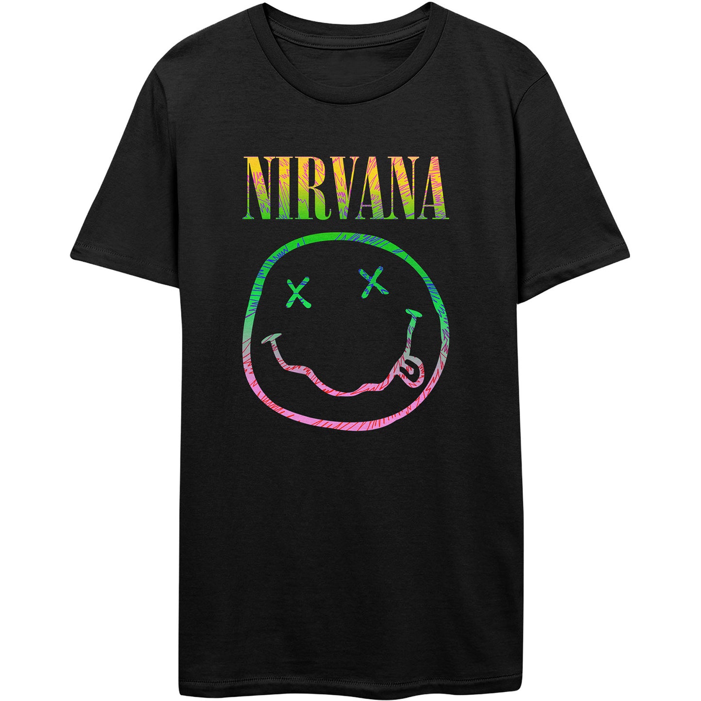 Nirvana Sorbet Ray Happy Face T-Shirt