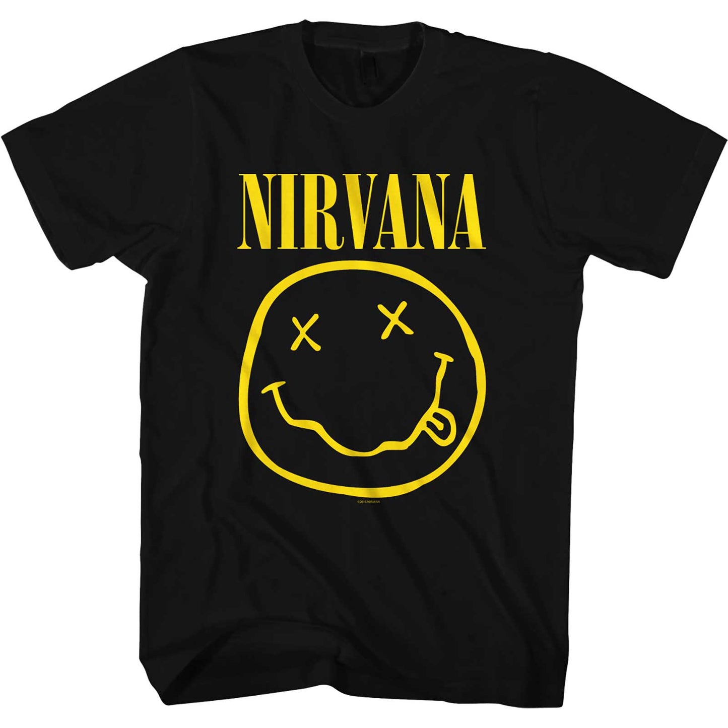 Nirvana Yellow Happy Face T-Shirt