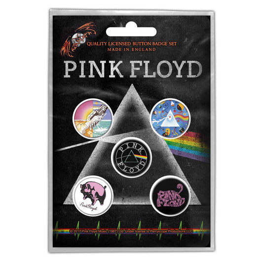 Pink Floyd Prism Button Badge Pack