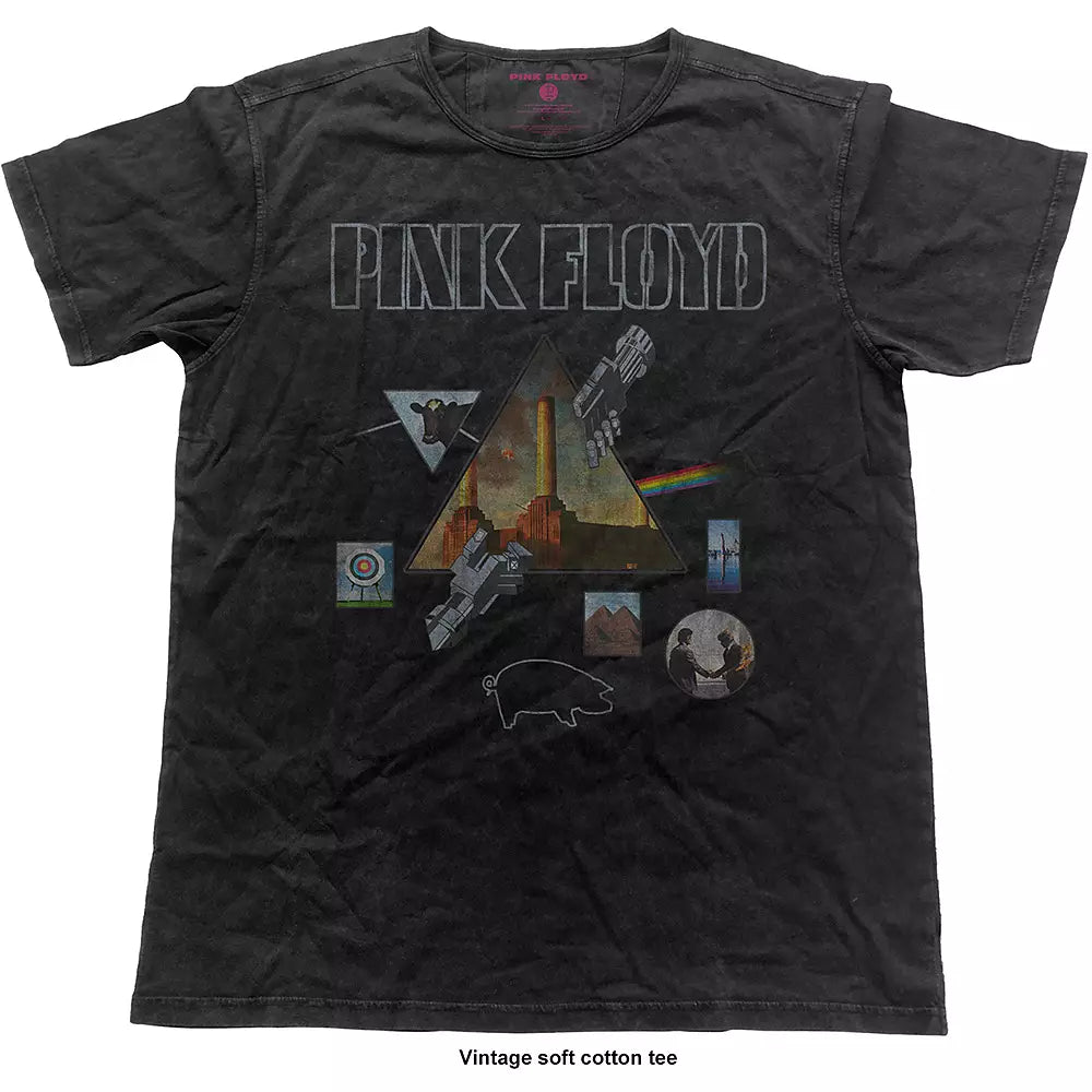 Pink Floyd Vintage Montage Vintage T-Shirt