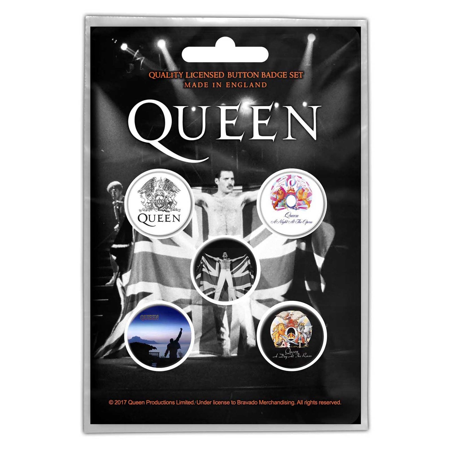 Queen Freddie Button Badge Pack