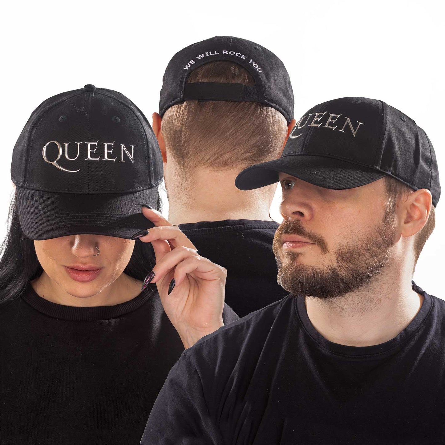 Queen Logo (Sonic Silver) Baseball Cap