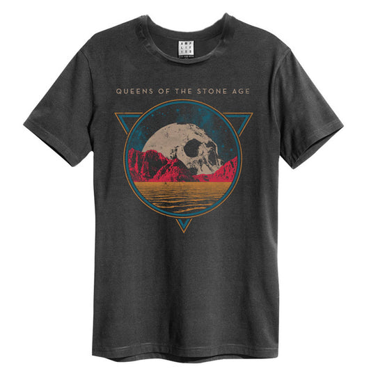 Queens Of The Stone Age Skull Planet Amplified T-Shirt