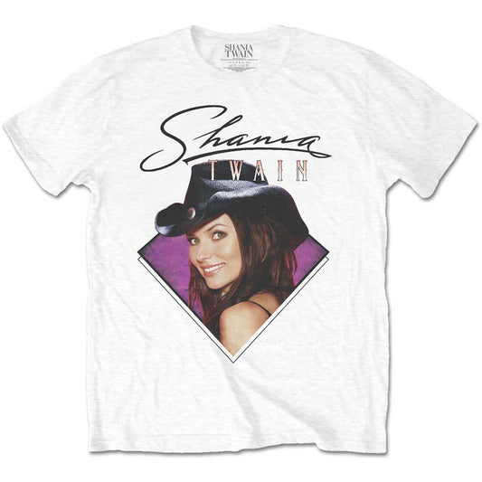 Shania Twain Purple Photo T-Shirt