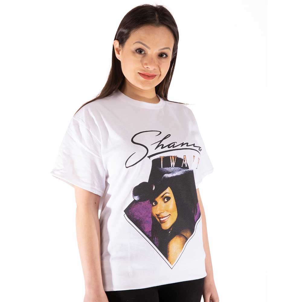 Shania Twain Purple Photo T-Shirt